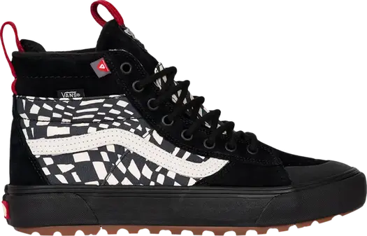 Кроссовки Vans Sk8-Hi MTE-2 Warp Checkerboard, черный