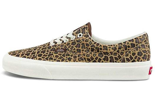 Кроссовки Vans Era Low Top Retro Skate Shoes Unisex Brown Leopard Print
