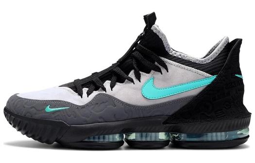 Кроссовки Nike LeBron 16 Low, серый/черный