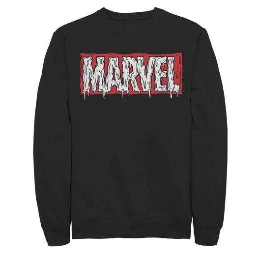 Мужской свитшот с логотипом Marvel Melting Drip Licensed Character