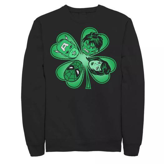Мужской свитшот Avengers Shamrock Head Shot Marvel