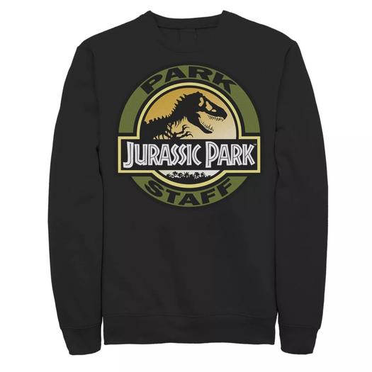 Мужской флисовый пуловер с рисунком «Парк Юрского периода» Icon T-Rex Skeleton Jurassic World