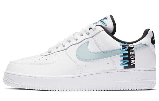 Кроссовки Nike Air Force 1 Low '07 LV8 Worldwide Pack White Blue Fury