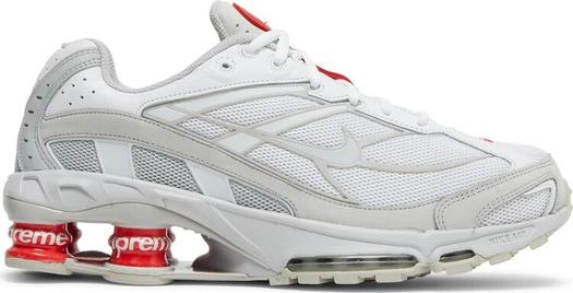 Кроссовки Nike Supreme x Shox Ride 2 'White', белый
