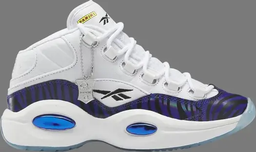 Кроссовки panini x question mid big kid 'tiger prizm' Reebok, белый