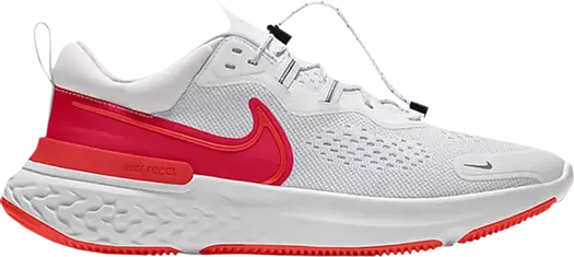 Кроссовки Nike React Miler 2 By You, бело-красный
