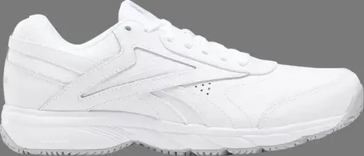 Кроссовки wmns work n cushion 4.0 wide 'white cold grey' Reebok, белый
