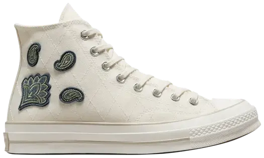 Кроссовки Converse Chuck 70 High Crafted Patches - Egret, кремовый