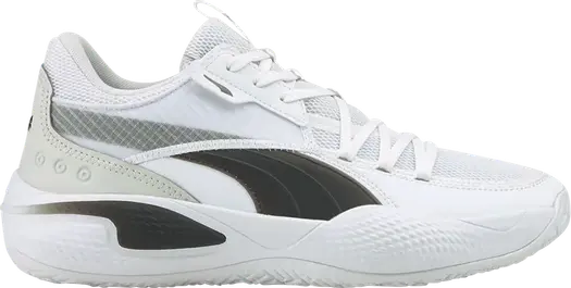 Кроссовки Puma Court Rider Team White Black, белый