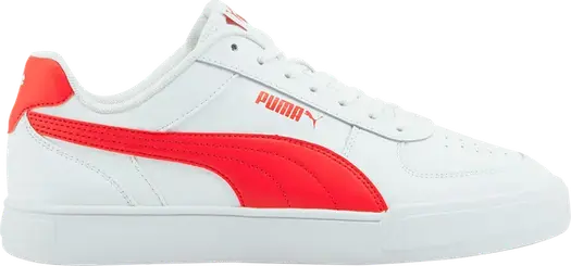 Кроссовки Puma Caven White High Risk Red, белый