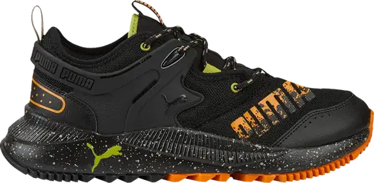 Кроссовки Puma Pacer Future Trail Black Orange Brick, черный