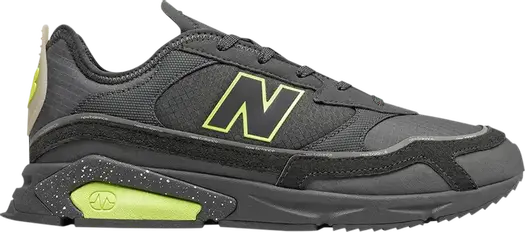 Кроссовки New Balance X-Racer 'Magnet Lemon Slush', серый