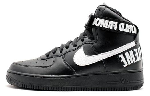 Кроссовки Nike Air Force 1 High Supreme World Famous Black