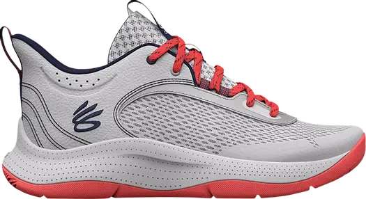Кроссовки Under Armour Curry 3Z6 GS Mod Grey, серый
