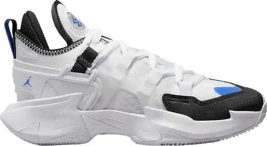 Кроссовки Jordan Why Not Zer0.5 GS White Racer Blue, белый