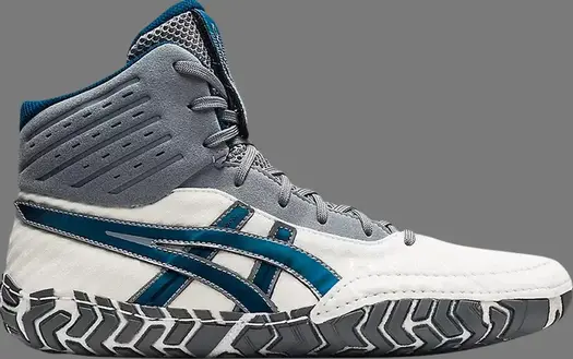 Кроссовки aggressor 4 'white mako blue' Asics, белый