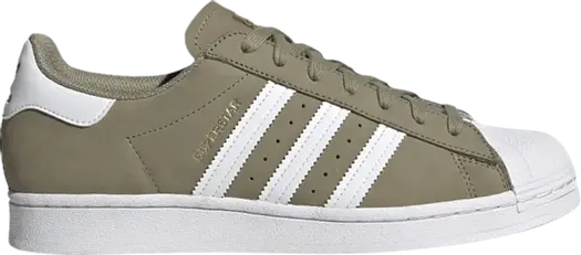 Мужские кроссовки Adidas Superstar, темно-зеленый