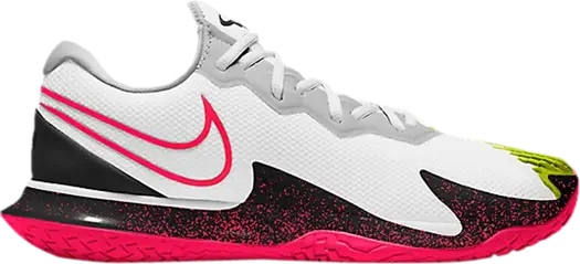 Лимитированные кроссовки Nike Court Air Zoom Vapor Cage 4 'Hot Lime Solar Red', белый