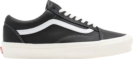 Кроссовки Vans Old Skool 36 DX Anaheim Factory - Black Leather, черный