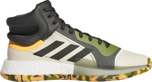 Кроссовки Adidas Marquee Boost 'Camo Sole', зеленый