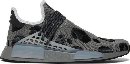 Кроссовки Adidas Pharrell x NMD Human Race 'Animal Print - Ash', серый