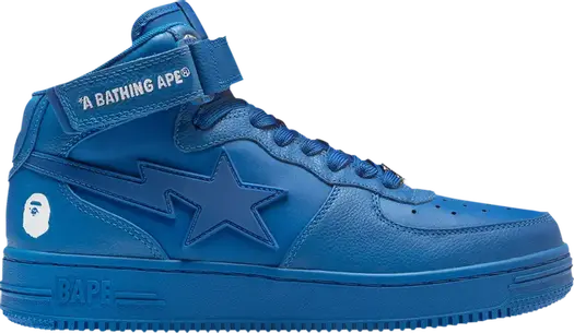 Кроссовки Bapesta Mid Blue, синий