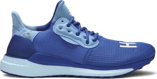 Кроссовки Adidas Pharrell x Solar Hu Glide 'Power Blue', синий