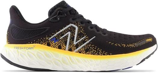 Мужские беговые кроссовки New Balance Fresh Foam X 1080 V12, черный/горячий календулы