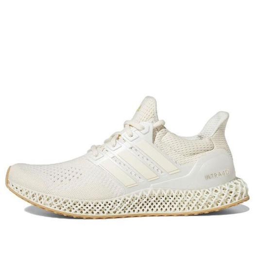Кроссовки adidas Ultra 4D Running Shoes 'Wonder White Gold Metallic', белый