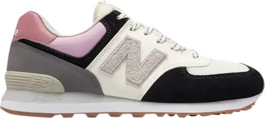 Кроссовки New Balance 574, кремовый/черный