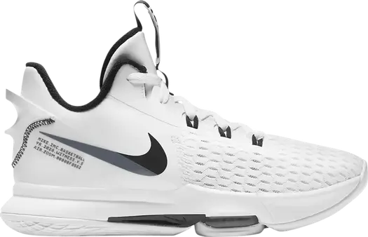 Кроссовки Nike LeBron Witness 5 'White Black', белый
