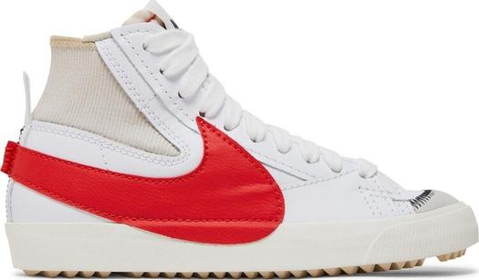 Кроссовки Nike Blazer Mid '77 Jumbo 'White Habanero Red', белый