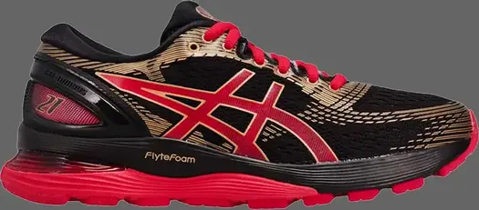 Кроссовки wmns gel nimbus 21 'classic red' Asics, черный