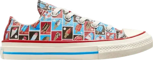 Кроссовки Converse Chuck 70 Low PS Frozen Treats, красный