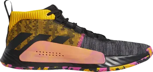 Кроссовки Adidas Dame 5 'Core Black Shock Pink', черный