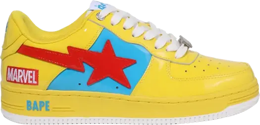 Кроссовки Marvel x Bapesta Thor, желтый