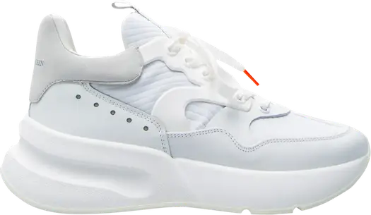 Кроссовки Alexander McQueen Oversized Runner White Ivory, белый