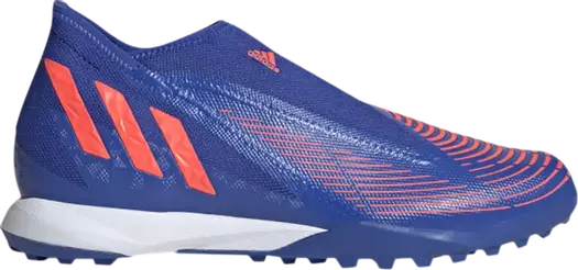 Кроссовки Adidas Predator Edge.3 Laceless TF 'Hi-Res Blue Turbo', синий