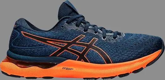 Кроссовки gel nimbus 24 'french blue shocking orange' Asics, синий