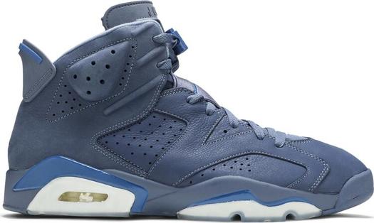 Кроссовки Air Jordan 6 Retro Diffused Blue, синий