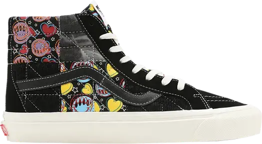 Кроссовки Vans Sk8-Hi 38 DX Positivity Patchwork, черный