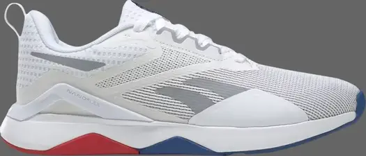 Кроссовки wmns nanoflex tr 2.0 'white vector blue' Reebok, белый