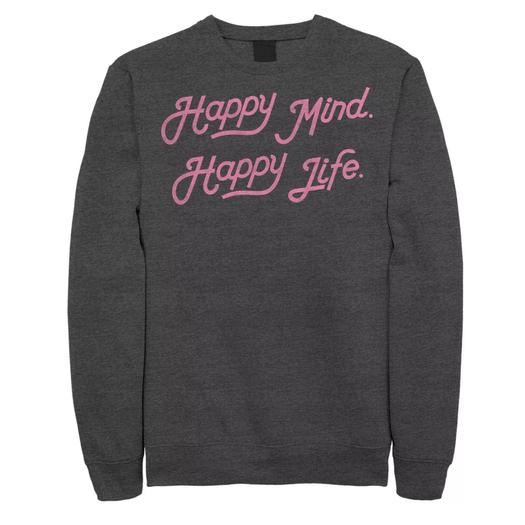 Мужской свитшот с надписью Fifth Sun Happy Mind Licensed Character
