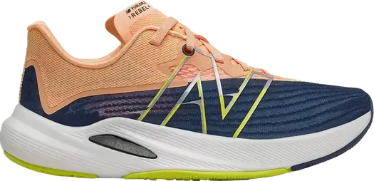 Кроссовки New Balance Wmns FuelCell Rebel v2 'Night Tide Light Mango', оранжевый