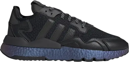 Кроссовки Adidas Nite Jogger 'Metallic Blue Boost', черный