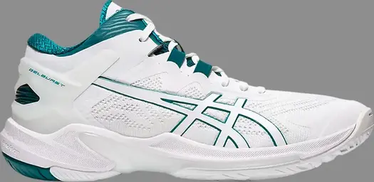 Кроссовки gel burst 25 'white velvet pine' Asics, белый