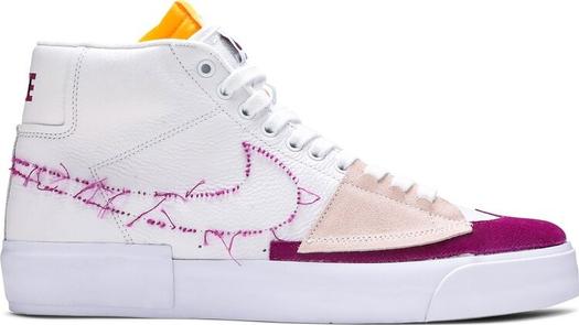 Кроссовки Nike Zoom Blazer Mid Edge SB 'White Viotech', белый
