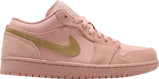 Кроссовки Air Jordan 1 Low Coral Stardust, розовый