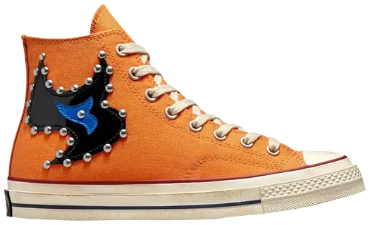 Кроссовки Converse Come Tees x Chuck 70 High Star Light Path, оранжевый