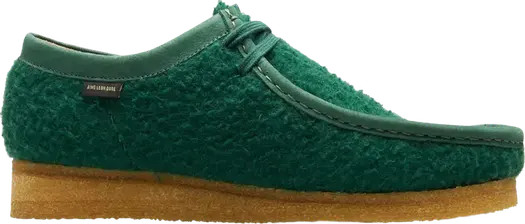 Кроссовки Clarks Aimé Leon Dore x Wallabee Casentino Wool Green, зеленые